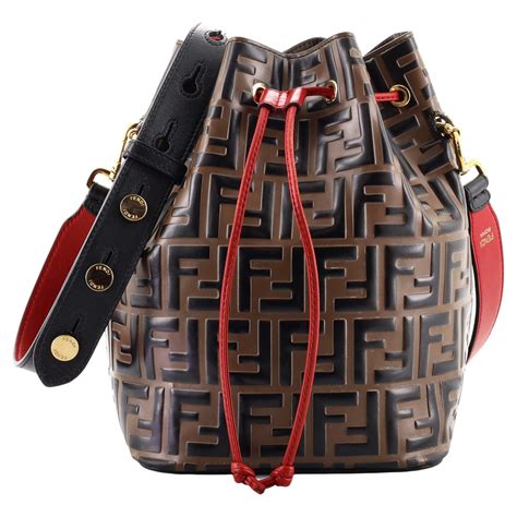 fendi mon tresor bucket bag zucca pu small|FENDI Small Mon Tresor Bucket Bag .